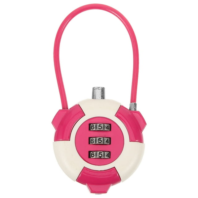 Wire Lock Cable Cabinet Lock 3-digit Combination Padlock Drawer Security Lock