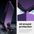 thumbnail image 4 of for iPhone 16 Case, [Shockproof] Military Grade Proof Protection [Dropproof] Rugged Protective Heavy Duty Phone Case Cover for iPhone 16 (Purple), 4 of 14