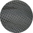 thumbnail image 1 of Ahgly Company Indoor Round Patterned Charcoal Black Novelty Area Rugs, 8' Round, 1 of 6