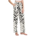 thumbnail image 5 of Casual Lounge Pants Women's Pajamas Sleep Long Pants With Pockets An Zebra-like Pattern, 5 of 6