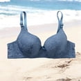 thumbnail image 5 of HVOBTTY Women's Bra Solid Color Underwire Gathered Comfortable Breathable Daily Wear, XL, 5 of 5