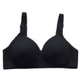 thumbnail image 2 of Push Up Thick Padded Bra Plunge Lace Underwire Support Bras for Women Add One Cup Black 46, 2 of 6