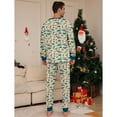 thumbnail image 6 of GYRATEDREAM Christmas Family Pajamas Sets, Christmas Family Matching Pajamas Sleepwear, Xmas Holiday Dinosaur Print Family Pjs Jammies Nightwear Loungewear for 3M-4XL, 6 of 8