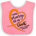 thumbnail image 3 of Inktastic I Wear Orange for My Aunt Multiple Sclerosis Awareness Boys or Girls Baby Bib, 3 of 4
