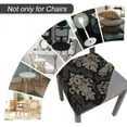 thumbnail image 4 of Seat Covers for Dining Room Chairs Stretch Printed Chair Seat Covers Set of 6, Removable Washable Upholstered Chair Seat Protector Cushion Slipcovers for Kitchen, Office, 4 of 6