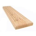 thumbnail image 4 of WE Games 2 Track Cribbage Board - Solid Oak Wood Sprint Style with Metal Cribbage Board Pegs, Travel Cribbage Board Game Set, 4 of 4