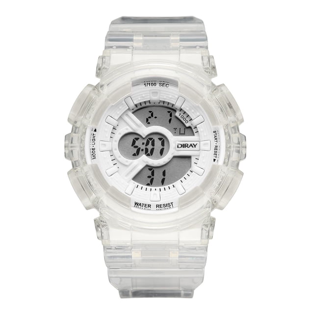 Reloj de Pulsera Diray para Mujer DR216LCT2 Transparente rosa 43 mm Diray DR216LCT2