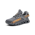thumbnail image 3 of MANLEGU Men Work Boots With Steel Toe Safety Boots Lightweight Breathable Sport Shoes Man Women Sneakers Adult Construction Safety Shoes, 3 of 6