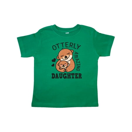 

Inktastic Mothers Day Otterly Amazing Daughter Gift Toddler Toddler Girl T-Shirt