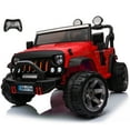 thumbnail image 1 of VOLTZ TOYS 24V Kids Ride On Car, 2 Seater Off-Road Truck with Remote Control, LED Lights, Leather Seats, MP3 Player, Red, 1 of 8
