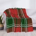 thumbnail image 4 of Manta de forro polar a cuadros navideños, súper suave y acogedora, ideal para hombres, mujeres, ancianos y niños. Características: súper suave, 40 x 30 pulgadas., 4 of 8
