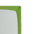 thumbnail image 2 of Ambesonne Nostalgic Fitted Sheet, Wooden Digital Clock, Twin Size, Lime Green, 2 of 2