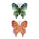 thumbnail image 3 of 2 unids metal hierro mariposas pared arte decoración casera jardín patio adorno de pared, 3 of 5
