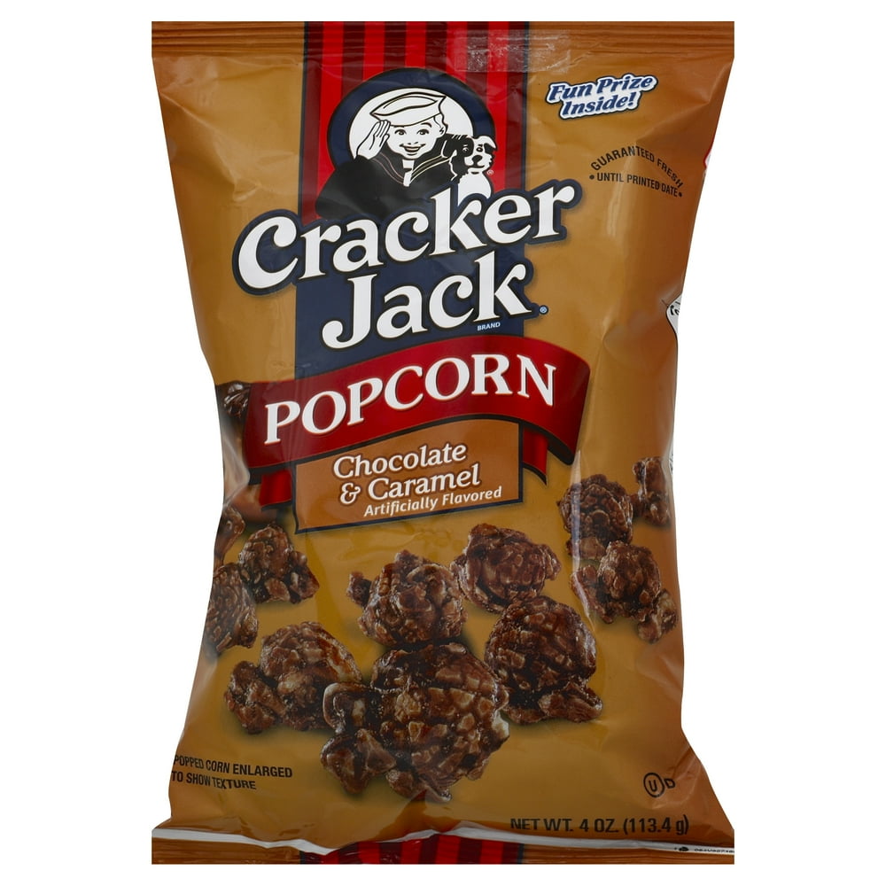 Cracker Jack Chocolate and Caramel Popcorn 4 Ounces