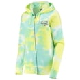 thumbnail image 2 of Women's New Era White New England Patriots Ice-Dye Full-Zip Hoodie, 2 of 3