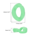 thumbnail image 2 of Unique Bargains 50Pack Acrylic Linking Chain Rings, 23mm Plastic C-Clips for DIY, Light Green, 2 of 7