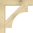 thumbnail image 3 of Ekena Millwork 4"W x 26"D x 26"H Westlake Block Rough Sawn Bracket, Douglas Fir, 3 of 25