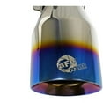 thumbnail image 5 of aFe Power MACH Force-Xp 304 Stainless Steel Clamp-on Exhaust Tip Blue Flame 2-1/2 IN Inlet x 4 IN Outlet x 7 IN L 49T25404-L071, 5 of 6