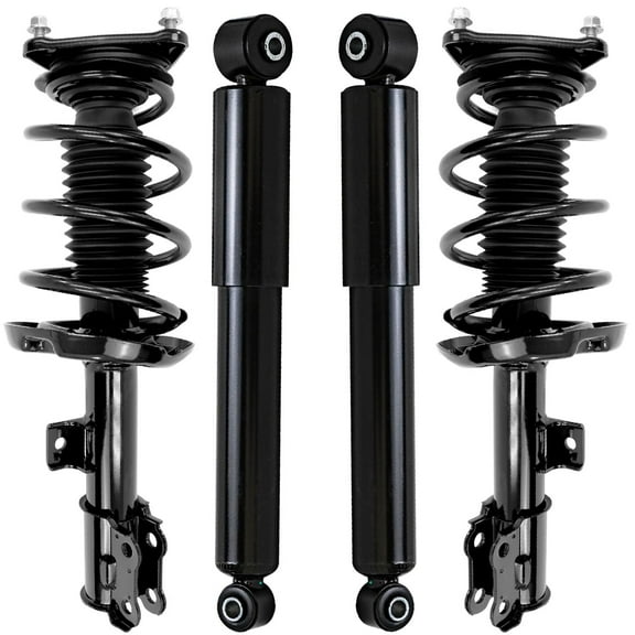 Detroit Axle - 4pc Struts Shocks for Hyundai 2013-2017 Elantra GT, 2 Complete Front Struts with Coil Springs 2 Rear Shock Absorbers 2014 2015 2016 Suspension Replacement