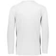 thumbnail image 6 of Augusta Sportswear 3XL Womens Attain Wicking Long Sleeve Tee White 2797, 6 of 7