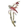 thumbnail image 2 of Broche Sunnimix de bambú rojo para boda, 2 of 8