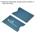 thumbnail image 4 of Uxcell Protect NFC Holder RFID Blocking Credit Card Sleeves, Dark Blue 20 Pack, 4 of 5