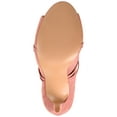 thumbnail image 6 of Journee Womens Samara Back Heel Zip Peep Toe Stiletto Booties, Widths Available, 6 of 10