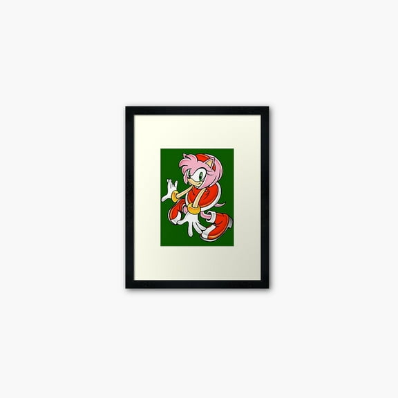 Kna Prints - Poster Amy Rose - Sonic, UNFRAMED-8x12