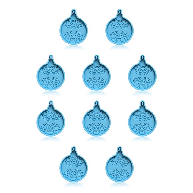 Wosthever Molde de resina de silicona para Navidad, moldes antiadherentes, molde temático de Navidad para interiores, hogar, restaurante, artesanía Type1 NO1 Wosthever CBP181878