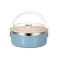 thumbnail image 1 of TIELUTT Bento Isolé pour Adultes, Récipient de Préparation de Repas Étanche avec Récipient de Préparation de Repas Réutilisable Amovible, Sac de Rangement pour Fromage, Sac à Pommes de Terre pour Micro-Ondes, Récipient à Café sous Vide Hermétique, 1 of 7