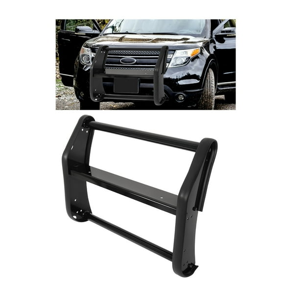 Bull Bar Front Grille Brush Push Bumper Guard Steel For Ford Explorer 2011-2015