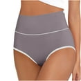 thumbnail image 2 of Sunvit-Panties Womens 2XL High Waisted Underwear Dark Gray - Nylon Spandex, Comfortable Tummy Control & Non-Roll Smooth Fit for Everyday Wear, 2 of 6