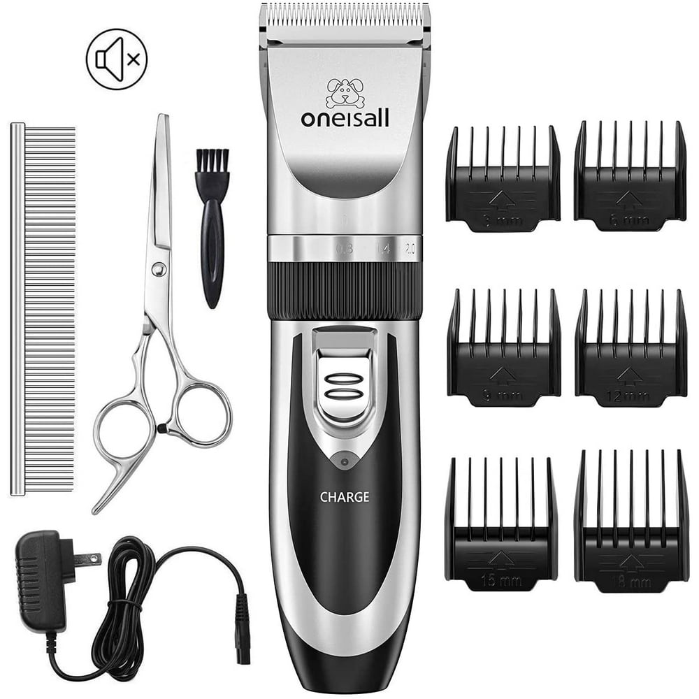 oneisall Dog Shaver Clippers Low Noise Rechargeable Cordless Electric