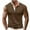 Brown, variant on ZCFZJW Muscle Tank Tops for Men Fashion Summer Sleeveless Button Henley Shirts Trendy Solid Color Basic Athletic Workout Tees Shirt with Pockets Black L