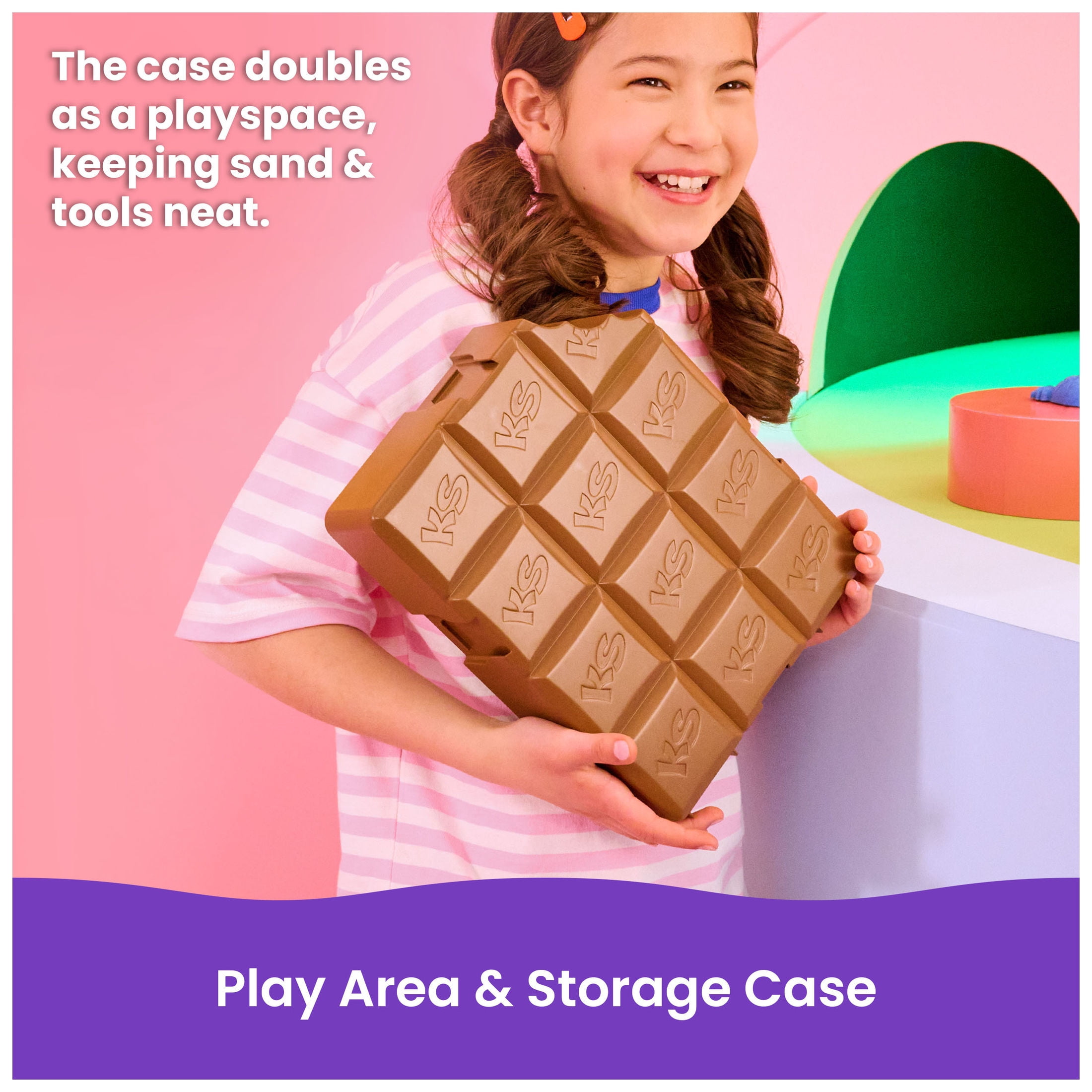 Kinetic Sand, Sweet Station with 1lb Play Sand, Tools & Candy Machine for Kids 5 and up