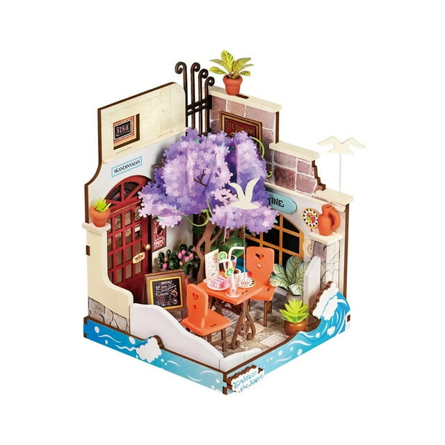 Kit de Maison Miniature Sea Holiday Restaurant Rolife DS039