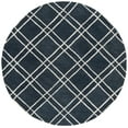 thumbnail image 2 of Safavieh Himalaya Maralyn Geometric Wool Area Rug, Navy/Silver, 6' x 6' Round, 2 of 7