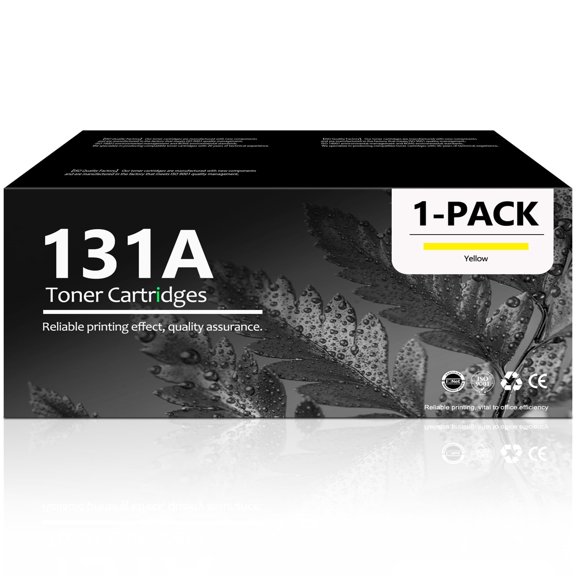 131A Toner Cartridge Compatible for 131A CF212A Toner Cartridge Printer (Yellow)
