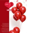 thumbnail image 1 of TIMIFIS Ballons 10 Pcs10 Pouces Double Couche Ballons Ronds Rouges Décoration de Fête Ballons en Latex Rouges Déco - Économies d'Automne Liquidation, 1 of 7