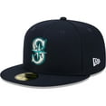 thumbnail image 3 of Men's New Era Navy Seattle Mariners  2001 MLB All-Star Game Team Color 59FIFTY Fitted Hat, 3 of 6