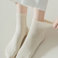 thumbnail image 4 of Socks cotton girls' solid color socks sports spring and summer socks cotton socks, 4 of 5