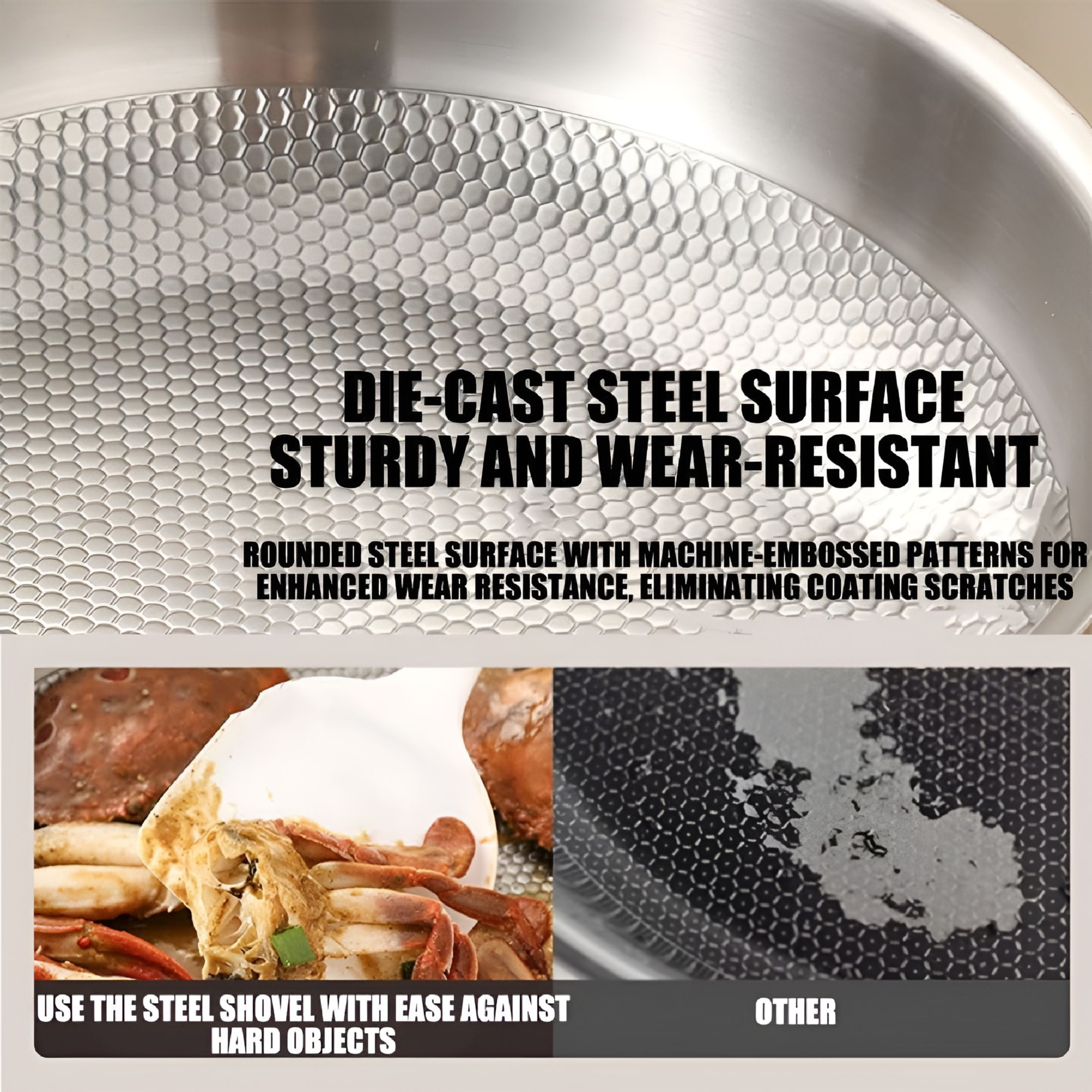 ACDANC 2026 New Titanium Pan,2026 New Titanium Pro Pan,12" for Frying, Searing, Sautéing, Grilling, Stovetop Cooking, Induction Cooking, Oven Use