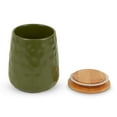 thumbnail image 2 of DII Kitchen Accessories Textured Matte Ceramic Canister Set, Sage, Dimple, 2 Piece, 2 of 9