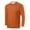 Brown, variant on qelini Long Sleeve Shirts for Men Round Neck Plain Casual Lightweight Tops Basic Pullover Solid Color Tee Shirts Mint Green L