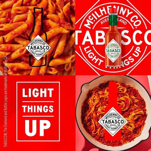 Tabasco Original Red Pepper Hot Sauce 57ml, British Import (Pack of 2)