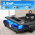thumbnail image 4 of Walking Pad Treadmill with Incline,2.5HP Under Desk Treadmill with Remote Control & LED Touch Screen for Home Office Jogging Running Electric Machine,300lbs Weight Capacity Black & White, 4 of 7