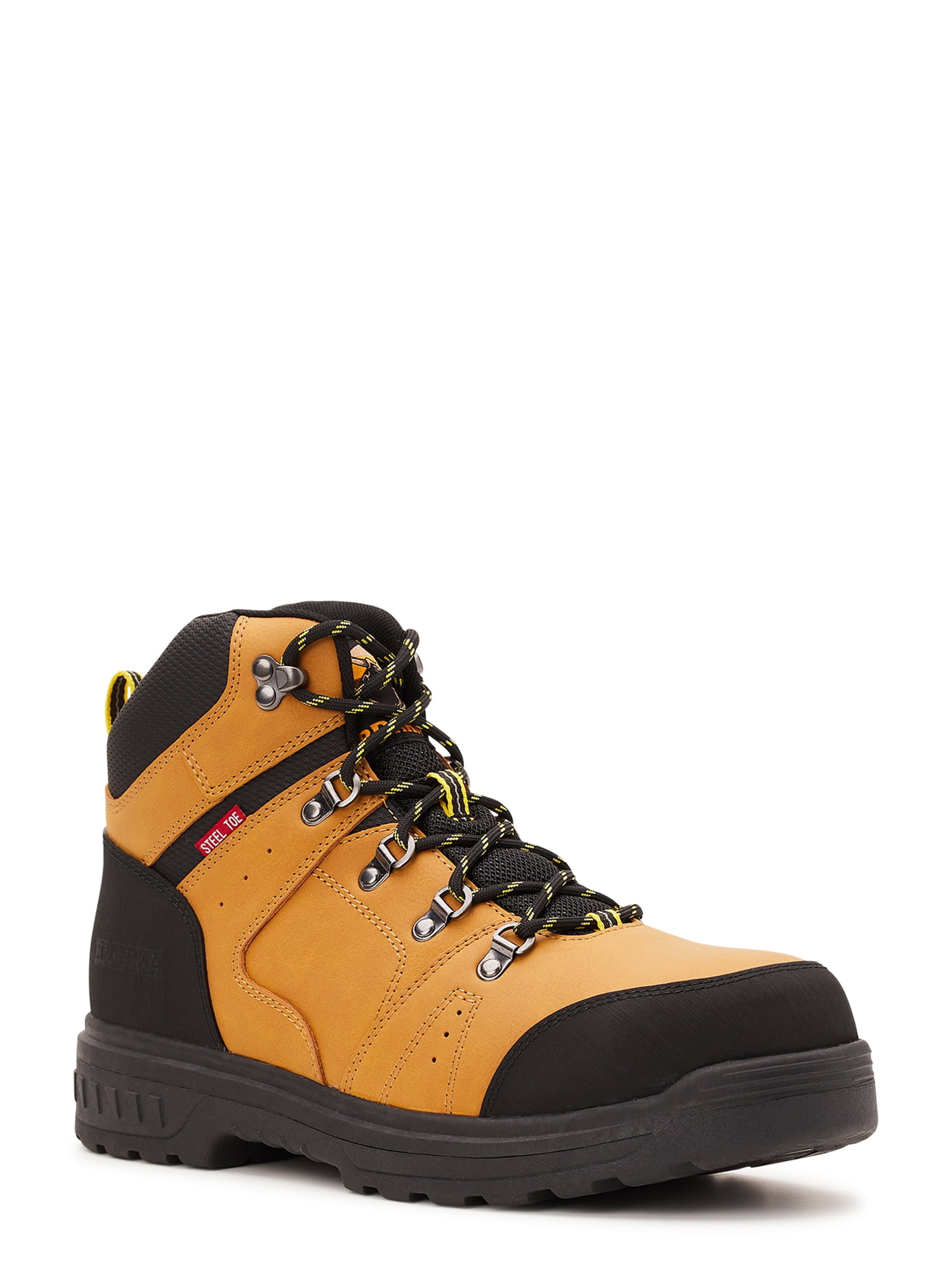 Tony Lama Men's Dusty Junction Steel Toe Work Boots – 11" Shaft, Tan Leather, Roper Heel - View #8