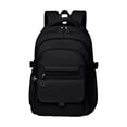 thumbnail image 2 of AHMOMEI Backpack 17.32", Large Capacity Multi Pocket Laptop Backpack with Adjustable Shoulder Straps, Waterproof Rucksack for Travel, Office & Outings Black, 2 of 5