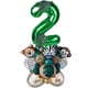 thumbnail image 1 of Cute Jungle Animal Número Tema Tigres Cebra Hojas Decoración Papel de aluminio Globo de látex para decoraciones Suministros 2 años mayimx Animales Globos, 1 of 8