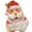 B, variant on Oalirro Xmas Santa Hat Cute Holiday New Year Headwear for Christmas Party Fancy Soft Holiday Hat for Santa Claus Party Supplies Gifts for New Year